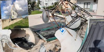 Aşırı fırtına statlara da zarar verdi