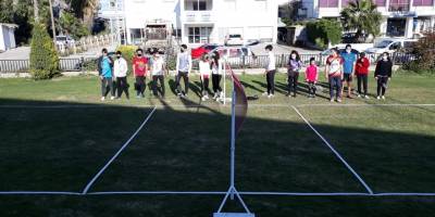 ‘Air Badminton’ sahası açılış töreni ve tanıtımı yapıldı