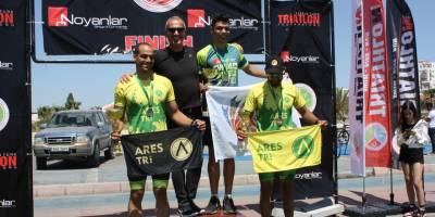 Triatlon heyecanı İskele’de yaşandı