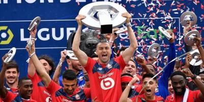 Lille şampiyonluk kupasını aldı