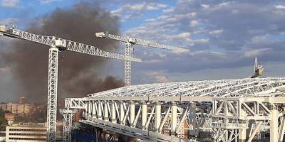 Bernabeu’da yangın çıktı