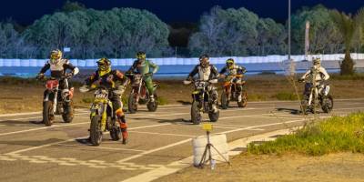 Supermoto heyecanı yaşandı