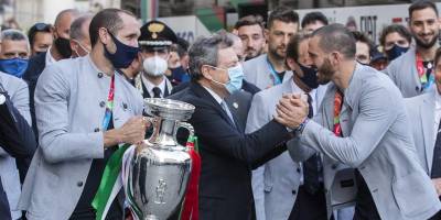 İtalya Milli Takımı onurlandırıldı
