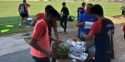 Yeniboğaziçi'nde idmandan sonra kahvaltı