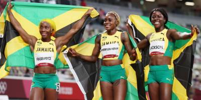 Kadınlar 100 metreye Jamaika damgası