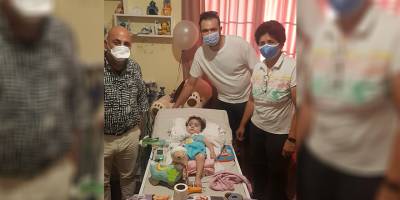 Gönyeli’den Asya bebeğe anlamlı destek