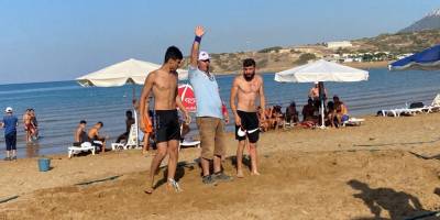 Plaj güreşinde üçünü hafta Kaplıca’da yapıldı