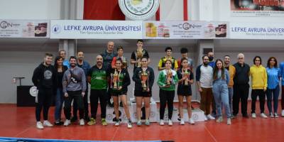 Masa tenisinde Cumhuriyet Kupası oynandı