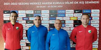 Hakemler TFF MHK Kış Semineri’ne katıldı