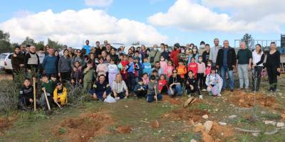 Cimnastikçilerden doğaya 1000 fidan