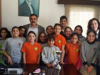 Şampiyonlardan Çelebi’ye ziyaret