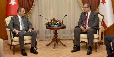 Sucuoğlu, Fenerbahçe Başkanı Ali Koç’u kabul etti