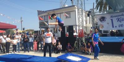 Cimnastikçiler, Mormenekşe’yi renklendirdi