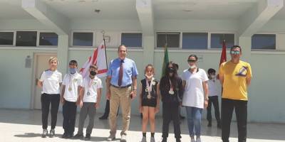 Ruso Ortaokulu’nda, sporcular onure edildi