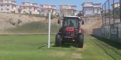 Esat Erdoğmuş Stadı bakıma alındı