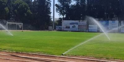 Mete Adanır Stadı’nda bakım çalışmaları sürüyor