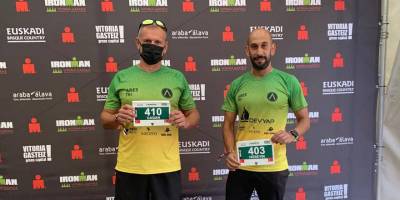 Öztuna ve Arhan  İspanya Ironman’de