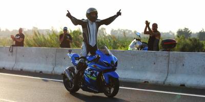 Lefke Rolling Motodrag Yarışı yapıldı