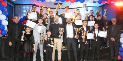 Kartingde kupalar verildi