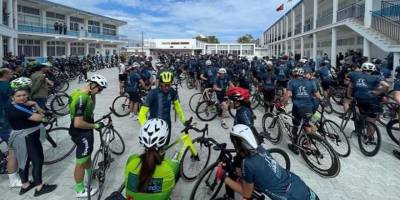 “Şampiyon Melekler Takımı Anı Bisiklet Sürüşü” yapıldı