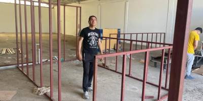 Akçay’da cimnastik salonu çalışmaları hızlandı