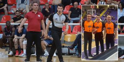 Euroleague hakemi Çelik, ülkemizde düdük çaldı