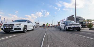 Tünelde drag heyecanı yaşandı