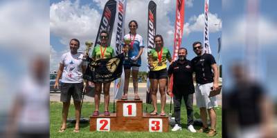 Triatletler İskele’de fırtına gibi esti