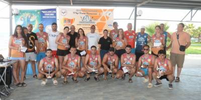 Raketler plajda mücadele etti