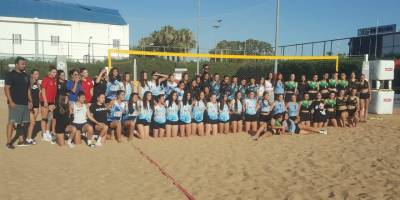 Şampiyon Melekler Plaj Voleybolu Ligi’nde heyecan sürüyor