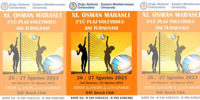 DAÜ 11. Osman Maraşlı Anı Turnuvası başlıyor
