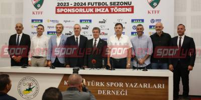 KTFF destekçileriyle imzaladı