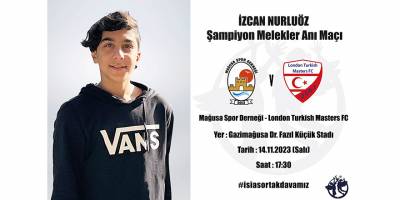 İzcan Nurluöz anısına oynayacaklar