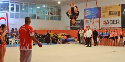 Cimnastikte bölgeler finalde yarıştı
