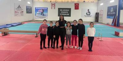 Akçay’da cimnastiğe ilgi büyüyor