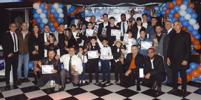 Kartingciler kupalarını görkemli bir törenle aldı