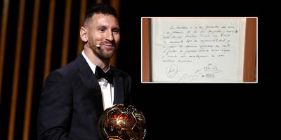 Messi için atılan ilk imza açık artırmada satılacak