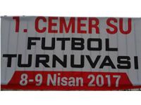 1. Cemer Su Futbol Turnuvası oynanıyor