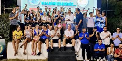 Plajın şampiyonları belli oldu