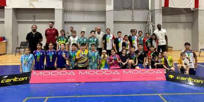 Badmintonda 13 Yaş Altı Turnuvası heyecanı yaşandı