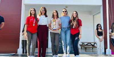 Esin Leman Lisesi, cimnastikçileri onore etti