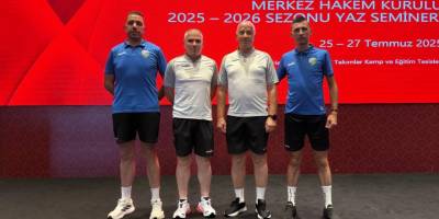 Azizoğlu ve Torun TFF MHK Semineri'ne katıldı