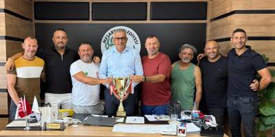 Akdoğan Spor Kulübü'nden Latif'e ziyaret