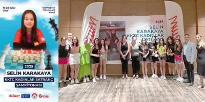 Selin Karakaya KKTC Kadınlar Satranç Şampiyonası 19 Eylül’de başlıyor