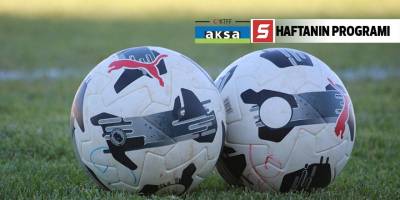 Futbolda haftanın programı