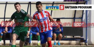 Futbolda haftanın programı