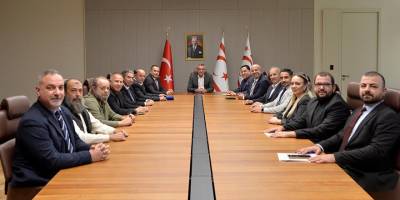 Cumhurbaşkanı Erhürman, KTSYD’yi kabul etti