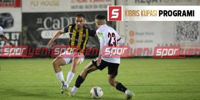 Kıbrıs Kupası 1. Tur programı