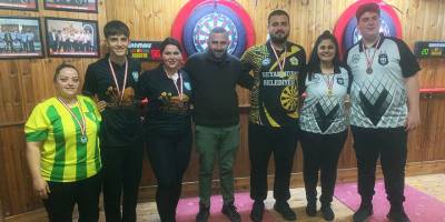 Üçüncü ayakta Evren ve Kozansoy birinci