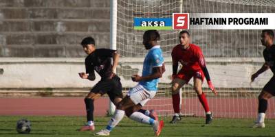 Futbolda haftanın programı